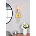 thumbnail image 2 of Living District Elsreth Midcentury Modern 1 Light E26 Brass Wall Sconce, 2 of 4