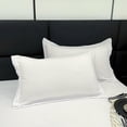 thumbnail image 1 of Birdeem Soft Washed Cotton Pillowcases, Solid Color 2 Pack Set, Queen Size Standard Fit, Breathable and Easy Care, Modern Bedroom Upgrade for Enhanced Comfort, 1 of 9