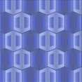 thumbnail image 1 of Ahgly Tapis d'Intérieur Lavable en Machine Carré Transitionnel Bleu Ciel, 8 Pieds Carré, 1 of 7
