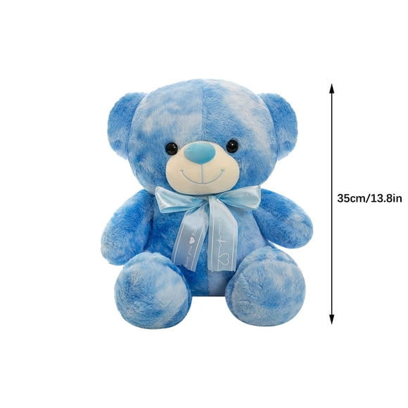 Yhmxh Toddler Toys Cute Bear Toys Valentine's Day Gift Bear Doll Doll Hugging Bear Cloth Dolls BPA-Free Baby Toy Sensory Activity for Developmental Play for Newborns Ages 3+ Months Building Toy Set