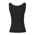 thumbnail image 3 of Hiiyo Women's Summer Ribbed Tank Top Slim Fit Basic Camisole Sleeveless Shirt, Black M, 3 of 4