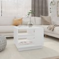 thumbnail image 1 of vidaXL Coffee Table White 55x55x43 cm Engineered Wood, 1 of 4