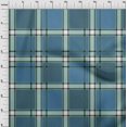 thumbnail image 3 of oneOone Cotton Flex Fabric Tartan Check Printed Fabric 1 Yard 40 Inch Wide, 3 of 4