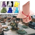 thumbnail image 2 of EIMELI Cycle-Topshop Polyester Cloth Napkin Soft Washable And Reusable Dinner Napkin For Weddings Holiday Hotel New, 2 of 8
