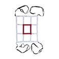 thumbnail image 4 of braveheart Baseball Training Net Training Aid for Pitching Scoring Target and Finishing Dummy Batter 9 Hole, 4 of 6