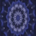thumbnail image 1 of Ahgly Company Tapis d'Intérieur Lavable en Machine Carré Transitionnel Bleu Nuit, 5 Pieds Carré, 1 of 7