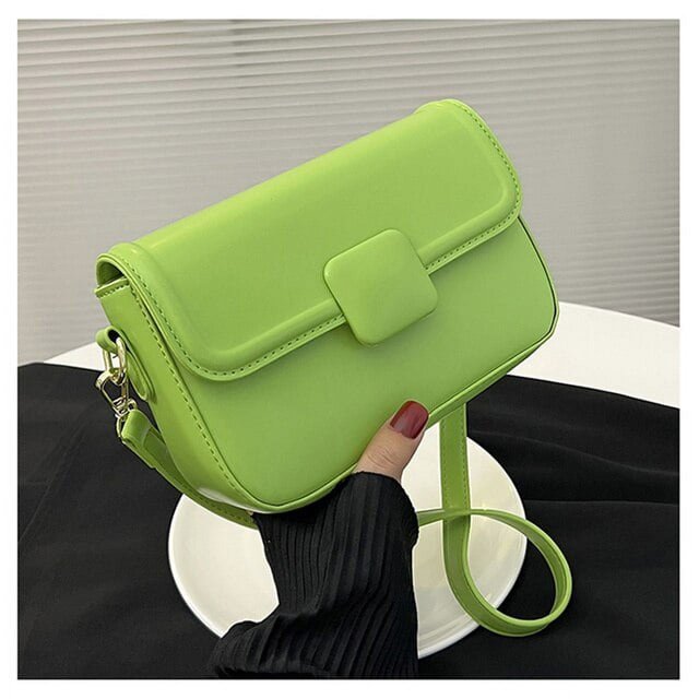 LinYooLi Sacs à Bandoulière Roses pour Femmes Sac en Cuir Souple Sac à Main Tendance Simple Sac Messager Classique pour Dames