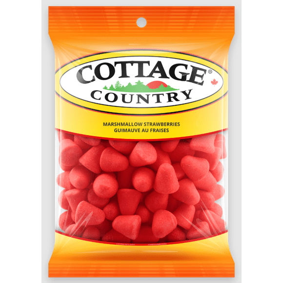 Cottage Country Marshmallow Strawberries 600g