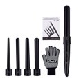 thumbnail image 1 of CkeyiN 5 in 1 Hair Curling Set, Multifunctional Ceramic Curling Iron Wand with 5 Replaceable Curling Barrels and 1 Heat Resistant Glove, Adjustable Temperature, 1 of 10