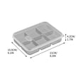 thumbnail image 4 of Meitianfacai Plastic Food Storage Box With Dividers For Refrigerator Organization Fresh Keeping Container For Kitchen Use Meal Preparation Organizer With Multiple Compartments For Efficient Storage, 4 of 7