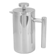 thumbnail image 3 of Stainless Steel French Press Coffee Maker, French Press Pot, Stainless Steel Double Layer Portable French Press Coffee Maker For Home Outdoor Camping Travel, 3 of 8