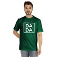 thumbnail image 1 of Inkmeso Men's Graphic Printed Da Da€ Quotes First Time Daddy Tshirt Cotton Jersey Tee, 1 of 7