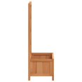 thumbnail image 3 of vidaXL Planter with Trellis Brown Solid Wood Fir, 3 of 5