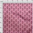 thumbnail image 2 of oneOone Tissu Jersey Viscose Feuilles & Floral Imprimé au Mètre 60 Pouces de Large, 2 of 5