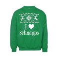 thumbnail image 1 of I Heart Schnapps Christmas Ugly Sweater - Green - 2X-Large, 1 of 1