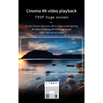 thumbnail image 4 of Syson Projecteur Android Intelligent avec Wi-Fi et Bluetooth, 1080P Pris en Charge, 220 Lumens ANSI, 4 of 11