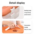 thumbnail image 4 of Yhmxh Kitchen Storage Pantry Organizers And Storage Kitchen Organizer Food Containers Double Layer Dumpling Box,Home Refrigerator Dumpling Box,Kitchen Won-ton Preservation Box,Dumpling Box with Lid, 4 of 6
