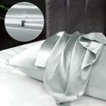 thumbnail image 4 of Unique Bargains Satin Pillowcases Zipper Closure 2pcs, 4 of 8