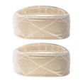 thumbnail image 1 of Unique Bargains Bande de Fixation 2 Pcs, Velours pour Fixer les Perruques, Ajustable, Antidérapante, Retient les Cheveux au Dos Beige, 1 of 7