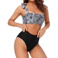 thumbnail image 4 of Charmo Womens Bikini Sets Snakeskin Printed High Waisted Swimsuits, 4 of 6