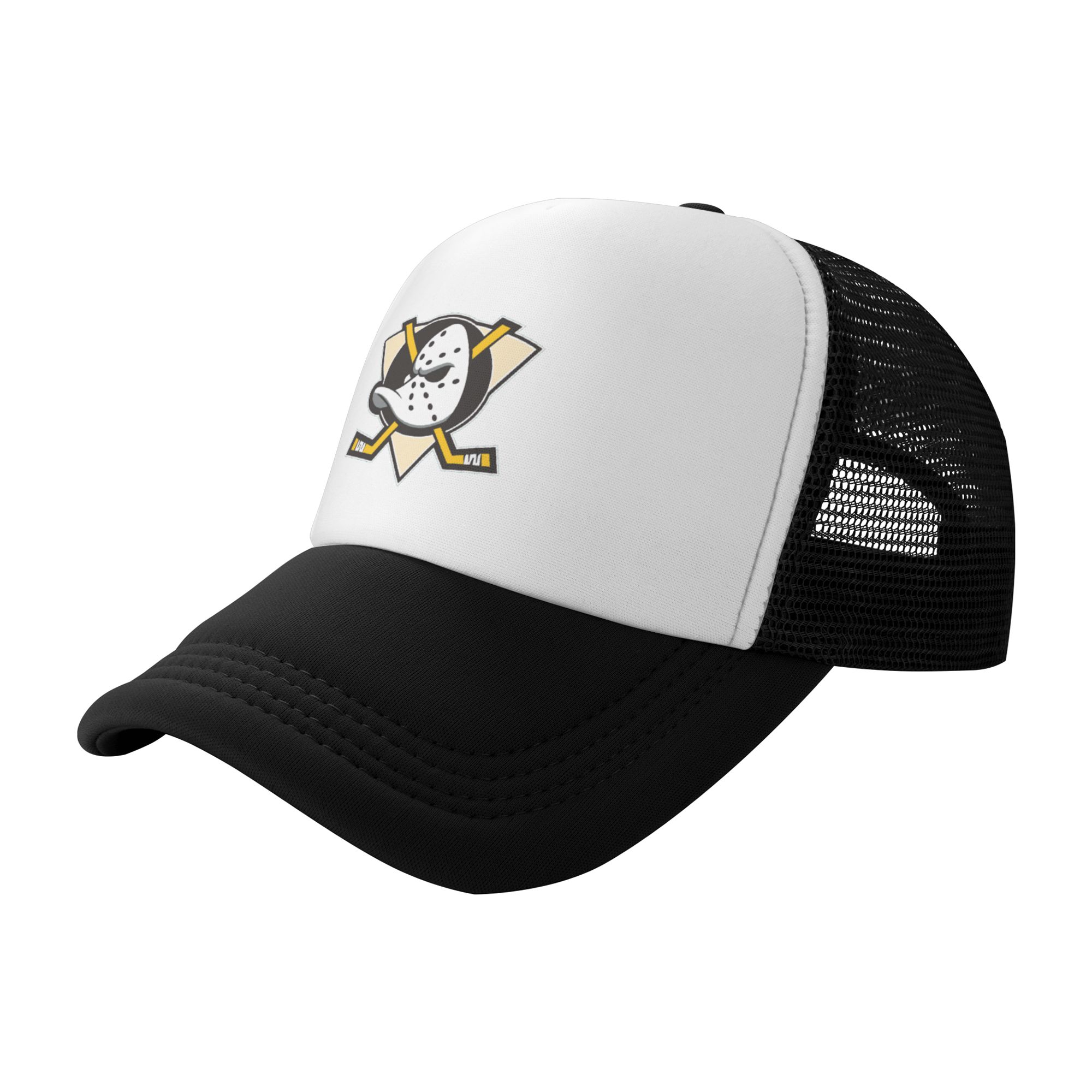 Mighty Ducks Casquette Trucker Noire Taille Unique Ajustable Snapback