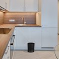 thumbnail image 1 of WRITWAA Kitchen Recycling Bin Modern Black Plastic 1Set Easy Disposal for Daily Use, 1 of 8