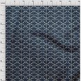 thumbnail image 3 of oneOone Cotton Poplin Fabric Geometric Kasuri Decor Fabric Printed BTY 42 Inch Wide, 3 of 4