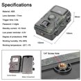 thumbnail image 2 of 16MP 1080P Portable Day Night Photo Video Taking Trail Multi-function Outdoor Huntings Animal Observation House Monitoring Photo Video Taking IP66 Waterproof with 38 Infrared Lights, 2 of 7