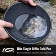 thumbnail image 2 of BLACK 10" Gold Rush Gravity Trap Gold Pan - High Impact Flexible Plastic, 2 of 8