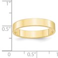 thumbnail image 3 of 10K Yellow Gold 4mm Light Weight Flat Band Size 12, 3 of 3