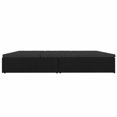 thumbnail image 3 of vidaXL Convertible Sun Bed with Cushions Poly Rattan Black, 3 of 5
