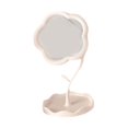 thumbnail image 3 of figatia Miroir de Maquillage pour Table Pivotant à 360 Degrés Réglable avec Rangement Miroir de Table Blanc, 3 of 9