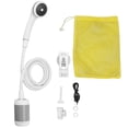 thumbnail image 2 of Portable Electric Shower,  Wear  Portable Electric Shower 4.3x2.6In Reliable ABS Outdoor Camp Shower Suitable Animal Bathing Vegetable Watering Instruments, 2 of 8