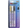 thumbnail image 1 of Uchida Decocolor Marqueurs à Pointe Extra Fine 3/pkg-Blanc, Or & Noir, 1 of 3