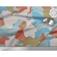 thumbnail image 3 of Soimoi Rayon Fabric Multicolor Camouflage Print Sewing Fabric Yard 42 Inch Wide, 3 of 3