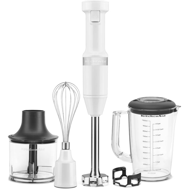 ZJQYDS KitchenAid Variable Speed Corded Hand Blender with Accessories, White, KHBV83WH