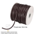 thumbnail image 3 of Unique Bargains Beading Thread Bracelet Weave Bead Craft Cord 5mm 36M/Roll (40-Yards) Decorative String, Dark Brown, 3 of 7