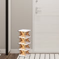 thumbnail image 4 of Boovnll Household Space Saving Storage Plastic Multi-layer Shelf Small Shoe Cabinet, 4 of 7