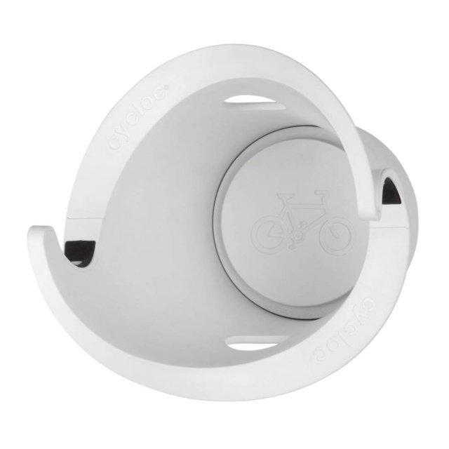 Cycloc Solo - Support Mural pour Vélo – Rangement Vertical et Horizontal pour Vélo - Blanc