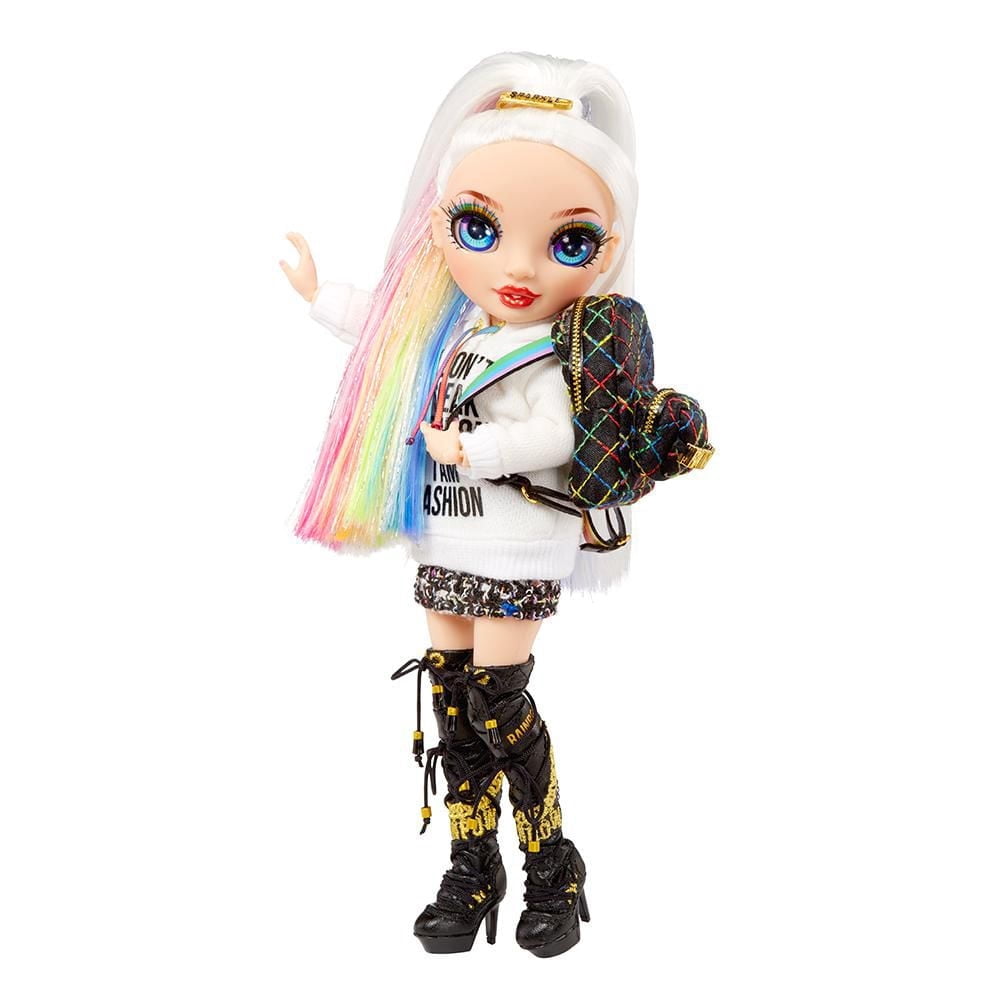 Rainbow High Jr High Amaya Raine – Poupée-mannequin de 9 po (23 cm) ARC-EN-CIEL