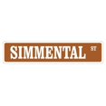 thumbnail image 1 of SignMission Simmental SS-836- 8 x 36 Po Panneau de Signalisation Simmental - Ferme d'Élevage de Bovins de Vache, 1 of 1