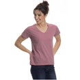 thumbnail image 1 of Sierra Socks T-Shirts à Col en V pour Femmes (m, Vieux Rose), 1 of 2