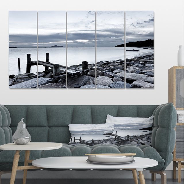 Petit Pont de Mer depuis Rocky Beach - Impression sur Toile Paysage