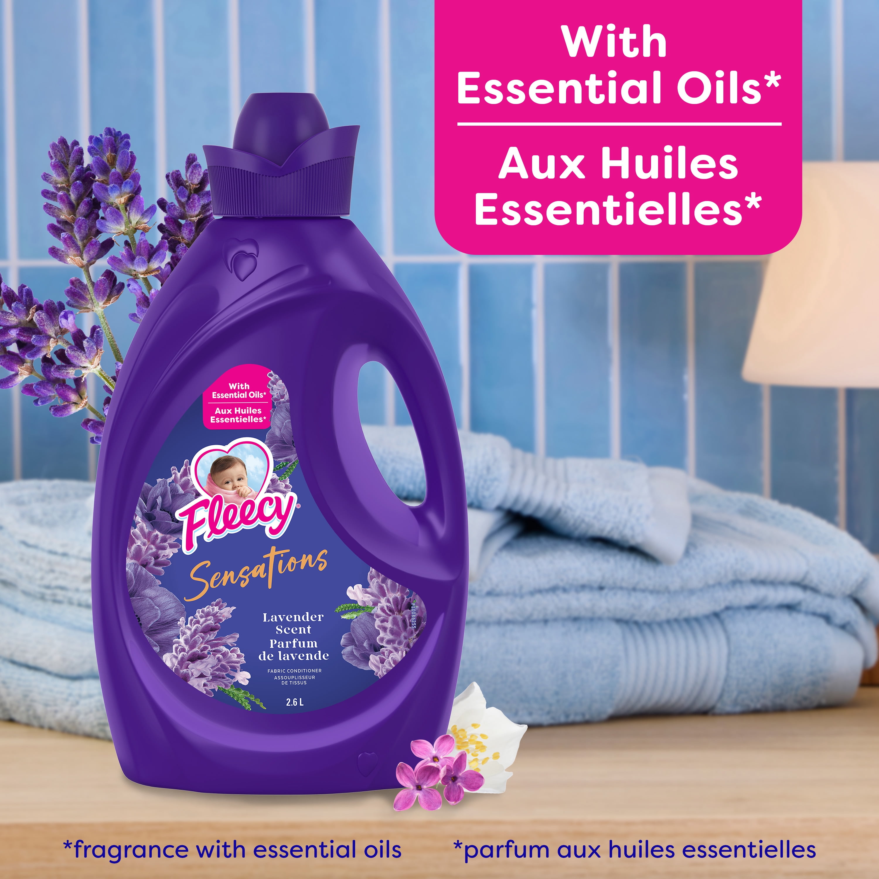 Fleecy Sensations Liquid Fabric Conditioner, Lavender Scent