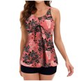 thumbnail image 1 of Maillots de Bain Deux Pièces pour Femmes, Contrôle du Ventre, Tankini, Tenue de Plage, Robe de Bain, 1 of 9
