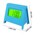 thumbnail image 3 of Feltree LCD Student Alarm Clock with Temperature Calendar & Luminous Display, Desktop Electronic Digital Clock for Bedroom, Battery Powered Date Time Multifunctional Nightlight, 3 of 8
