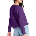 thumbnail image 2 of Hanes Womens ComfortSoft EcoSmart Crewneck Sweatshirt, M, 2 of 4