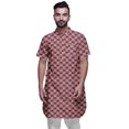 thumbnail image 1 of Atasi Kurta Imprimée pour Hommes Col Mandarin Coton Cambric Chemise Kurta Décontractée, 1 of 1