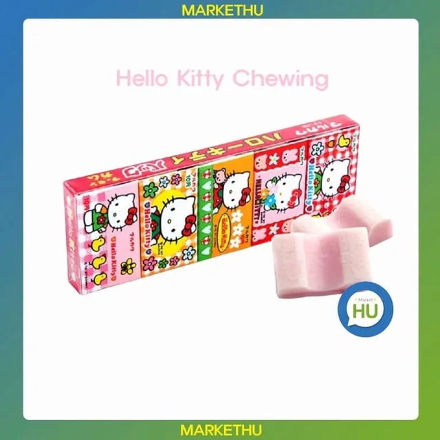 Sanrio Hello Kitty Chewing gum Strawberry Flavour (Korea), 27.5g 20 count