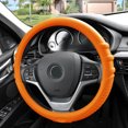thumbnail image 1 of FH Group, Silicone Steering wheel cover Grip Marks Design Orange for Auto, 1 of 4